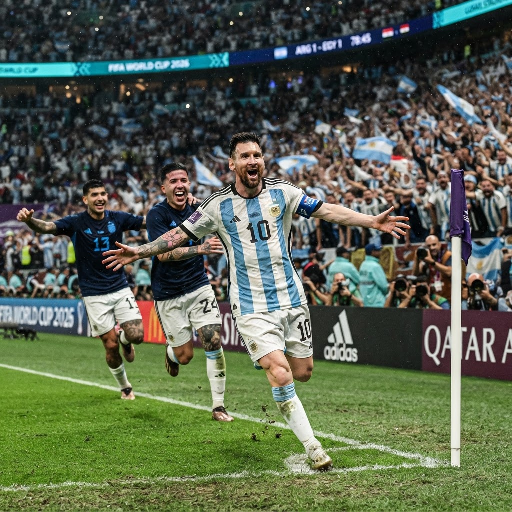 Mondiali 2026, rimonta da urlo dell'Argentina: Egitto battuto 3-2, Messi trascina i suoi ai quarti