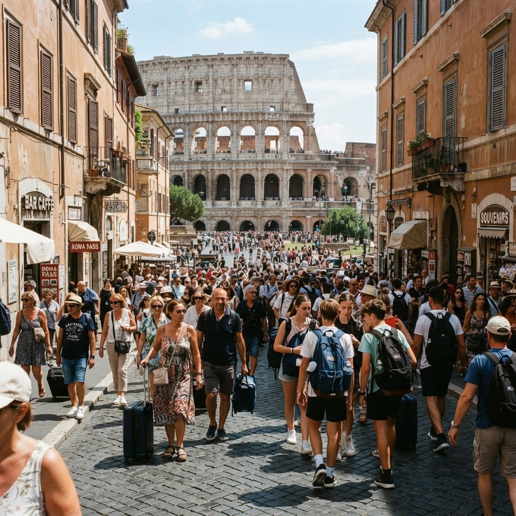 Roma registra un boom turistico a Ferragosto nonostante le sfide del settore