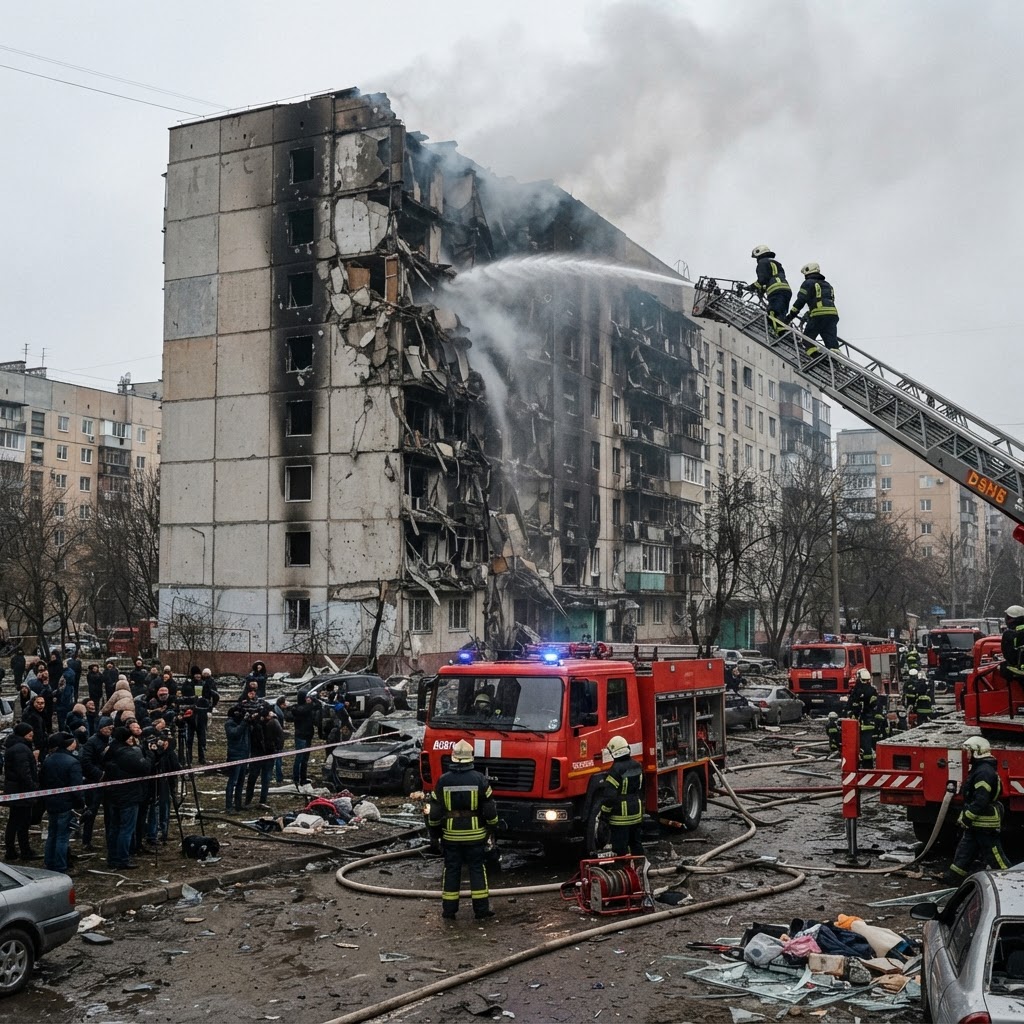 Ucraina, pioggia di missili russi su Kiev: almeno 14 morti e decine di feriti