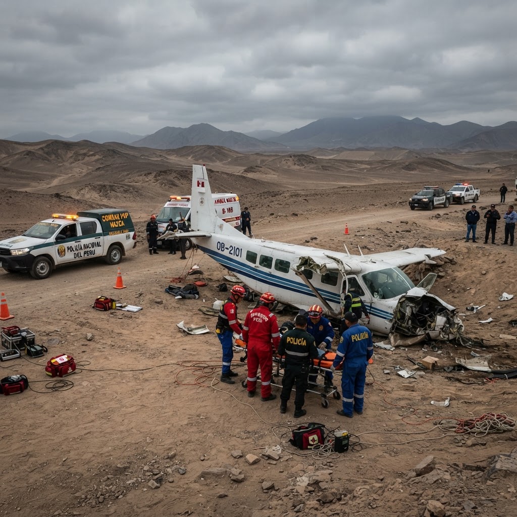 Tragedia in Perù: aereo turistico precipita a Nazca, tra le vittime sette italiani