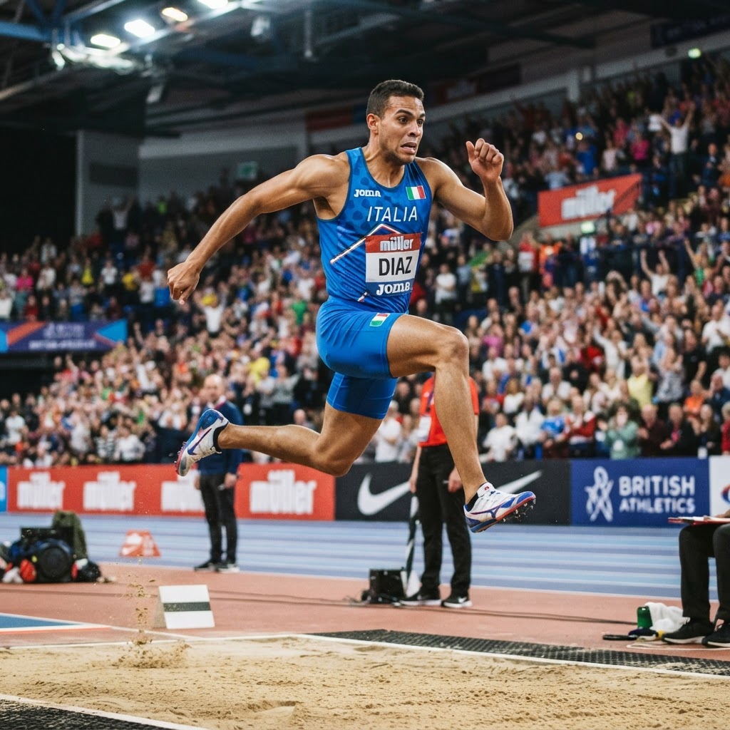 Atletica, Andy Diaz trionfa a Birmingham: oro europeo e nuovo record italiano nel salto triplo