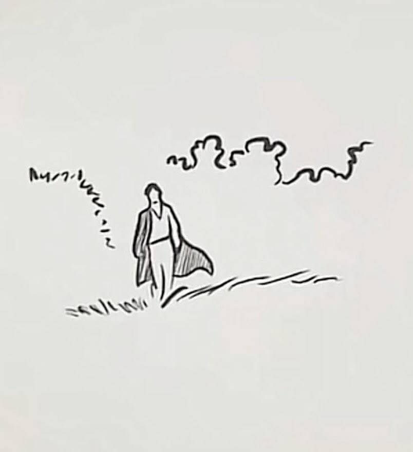 The Darcy Line Drawing