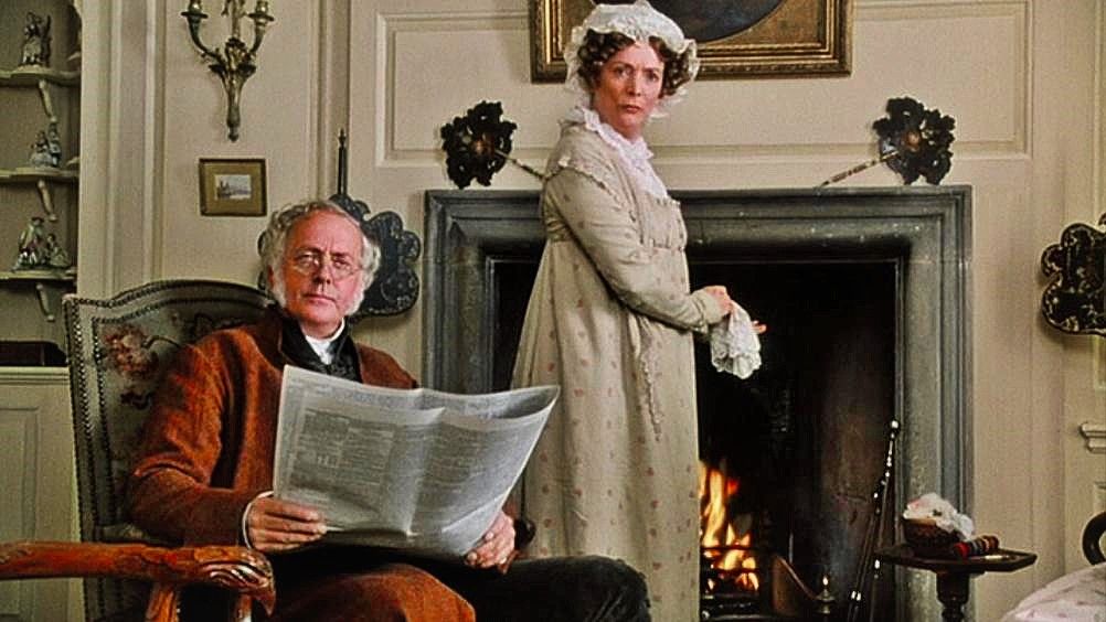 Mr. and Mrs. Bennet at Longbourn