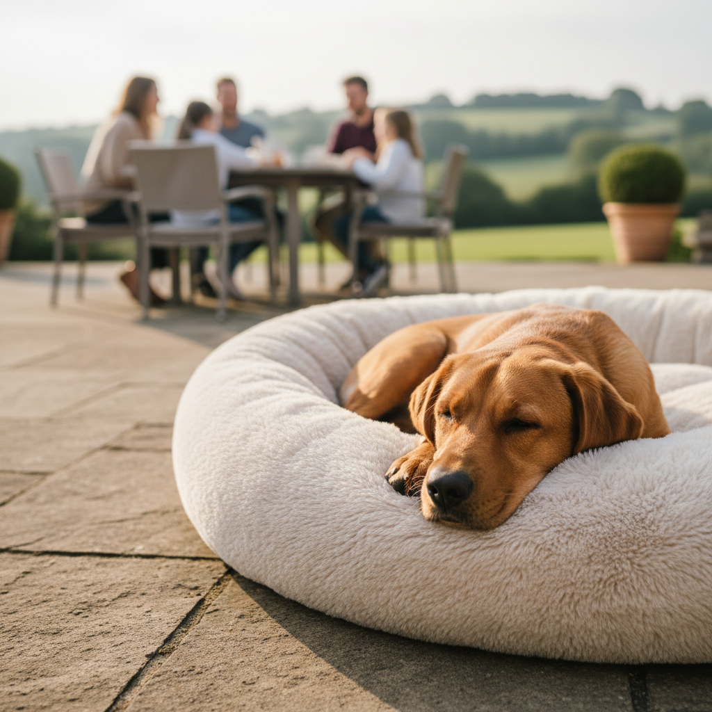 Redbourne Manor - professionally trained family dogs, home-raised Labrador A beautifully raised Labrador in an elegant manor home