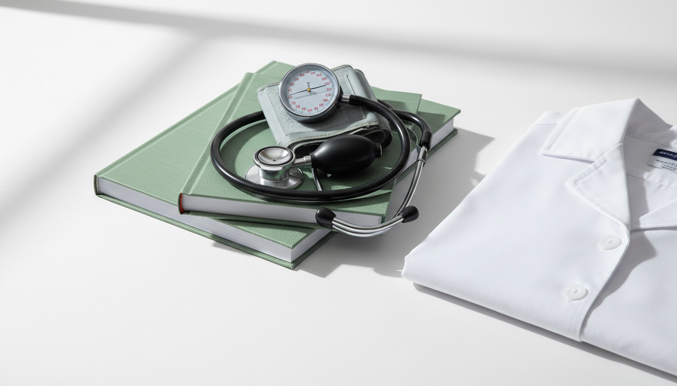 Medical equipment and textbooks at Khanyisa Nursing College