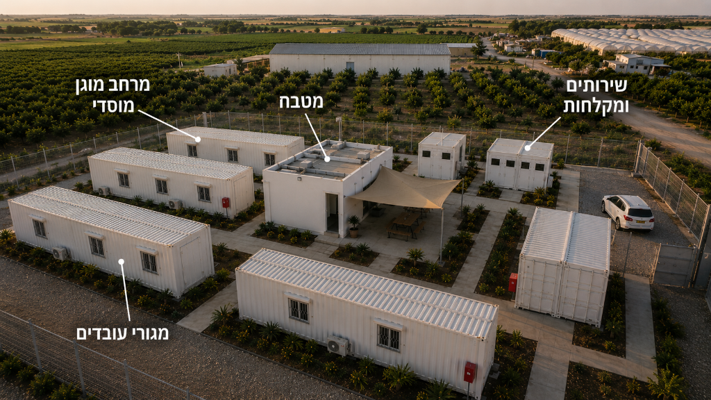 עובדים מול יחידות מגורים