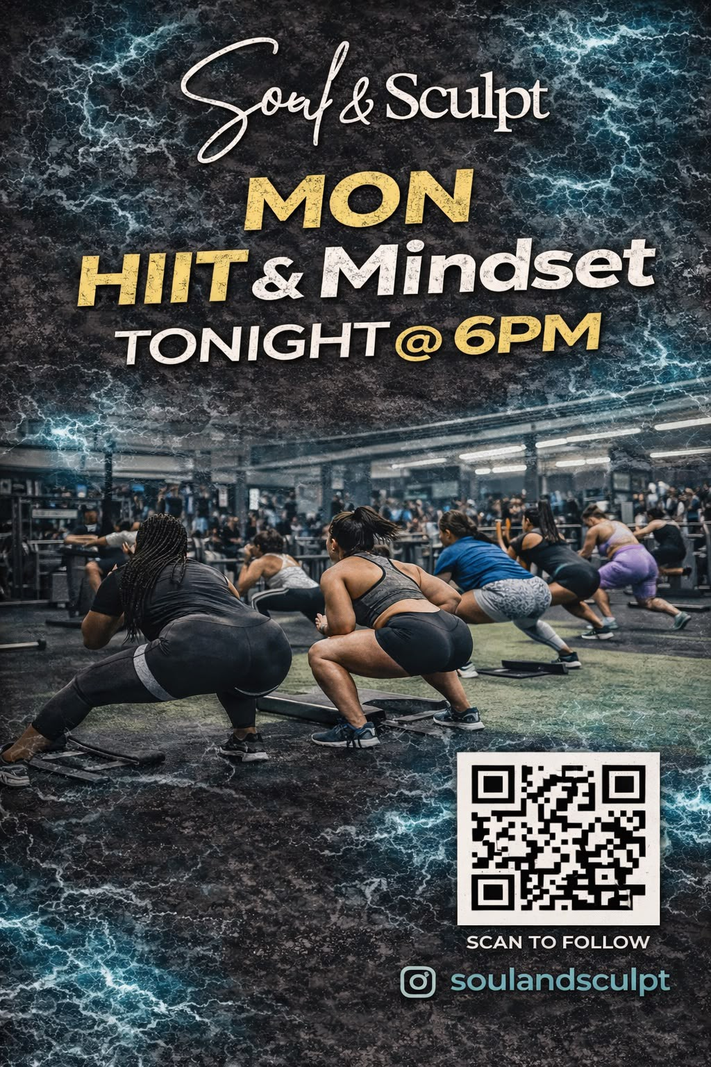 HIIT & Mindset flyer