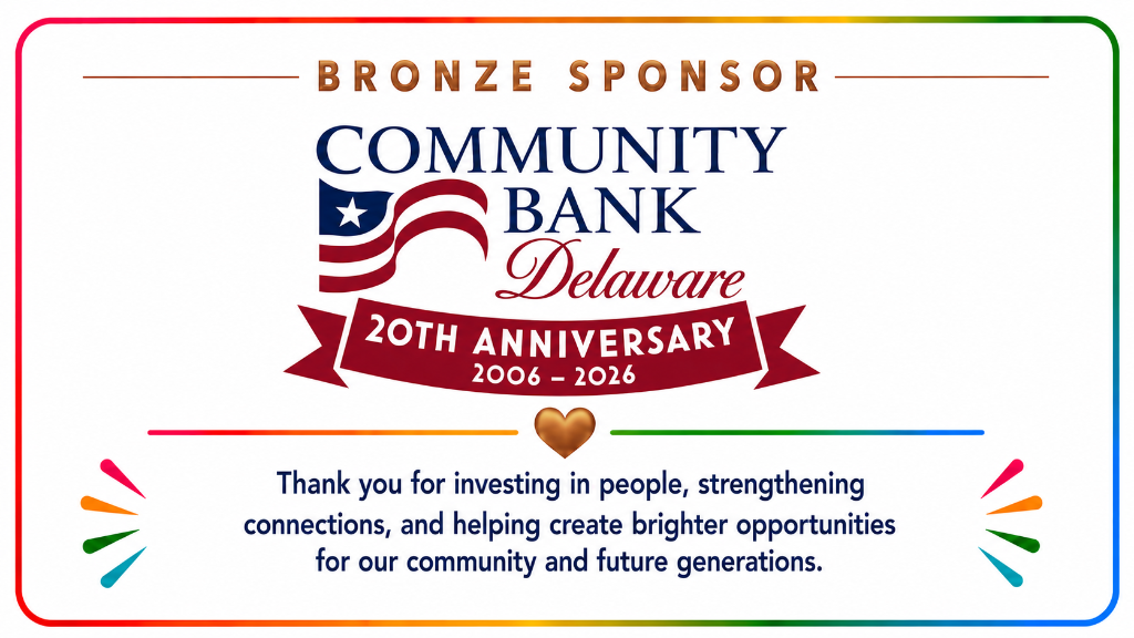 Bronze Sponsor: Community Bank Delaware