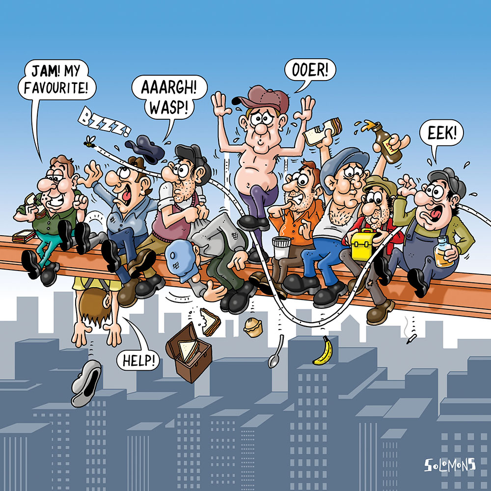 Paul Solomons cartoon illustration