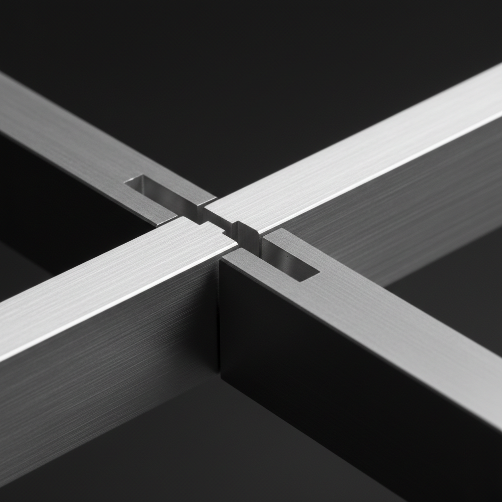 Engineered joint detail close-up