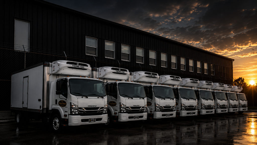 Meat Depot refrigerated truck fleet