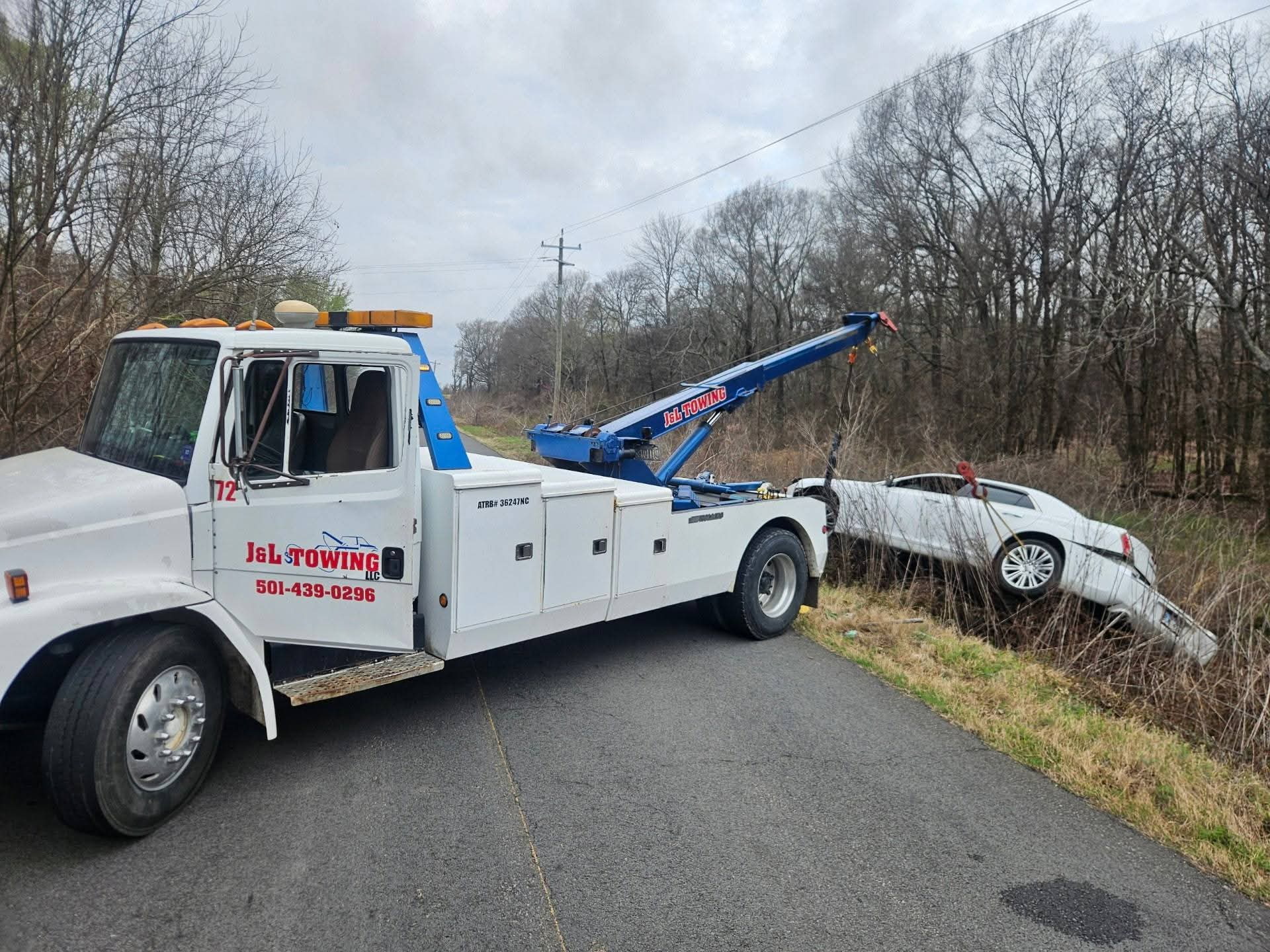 J & L Towing in action 16