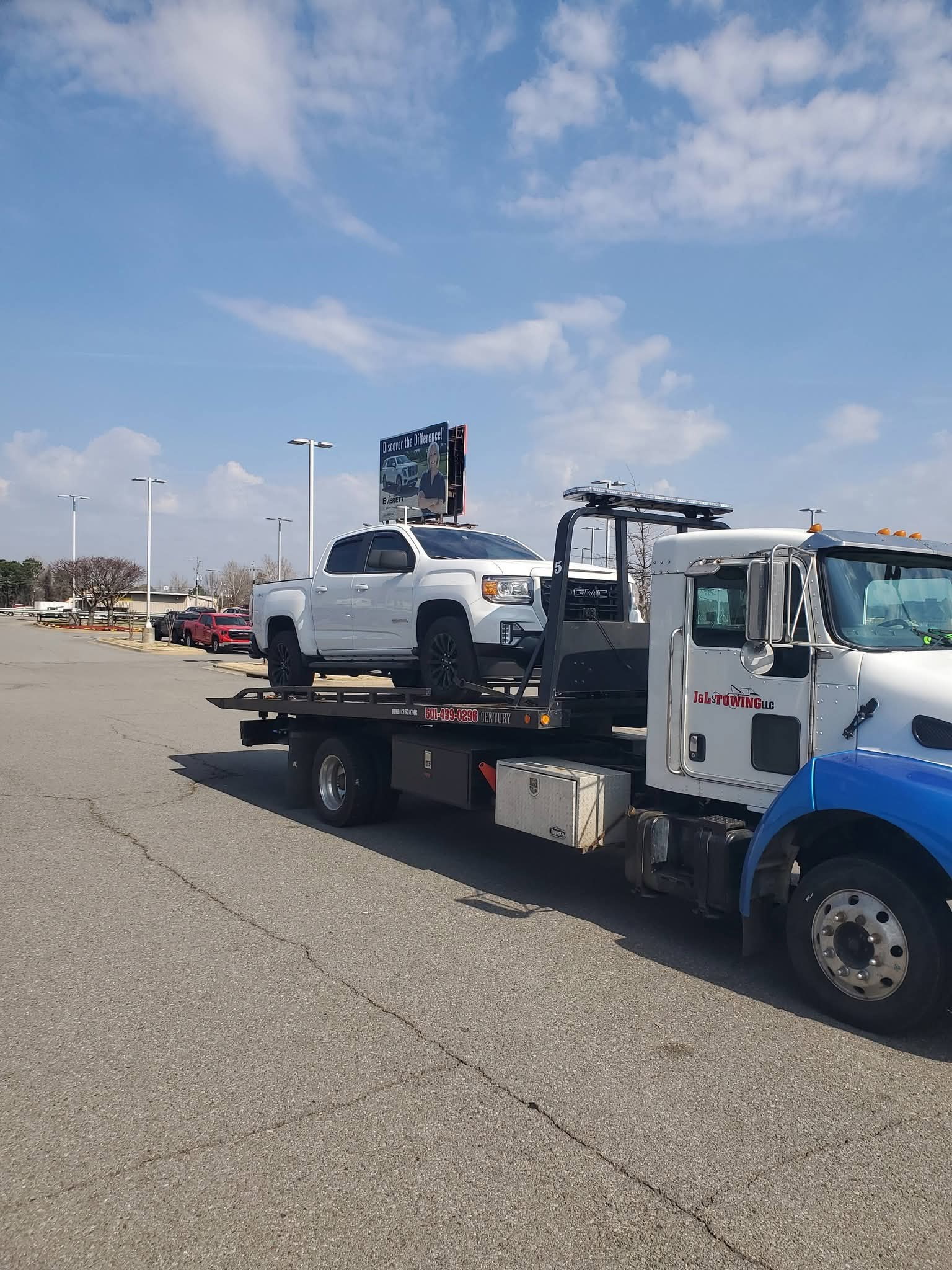 J & L Towing in action 13