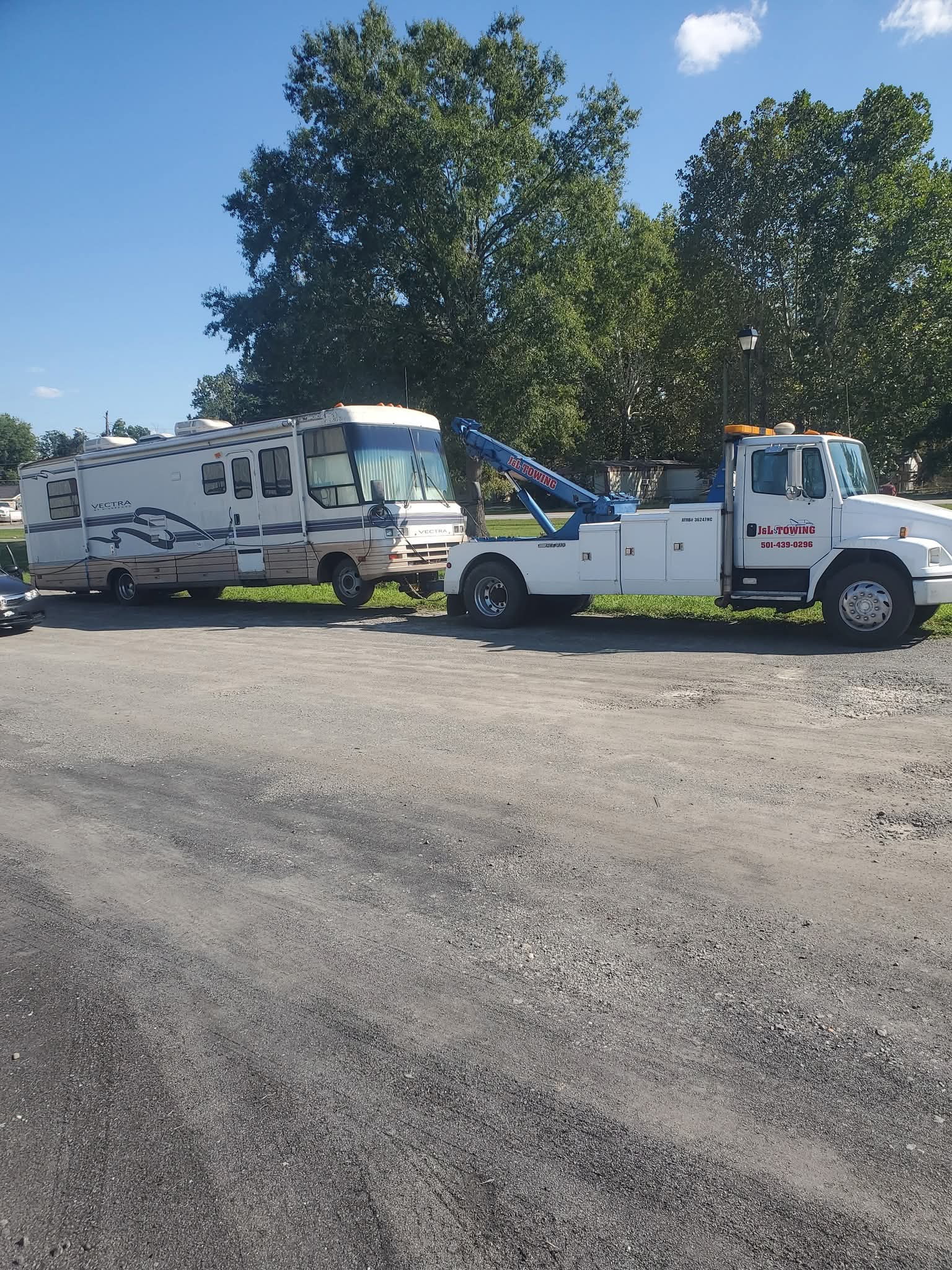 J & L Towing in action 17