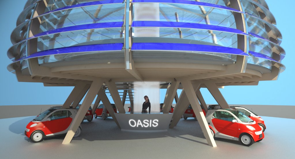 Principal Façade — Street-Level Arrival