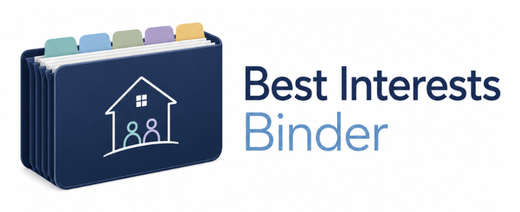 Best Interests Binder