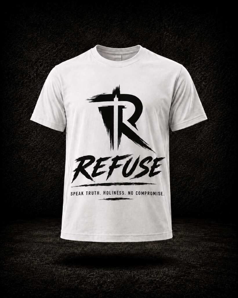 Refuse Signature Tee (W/B)