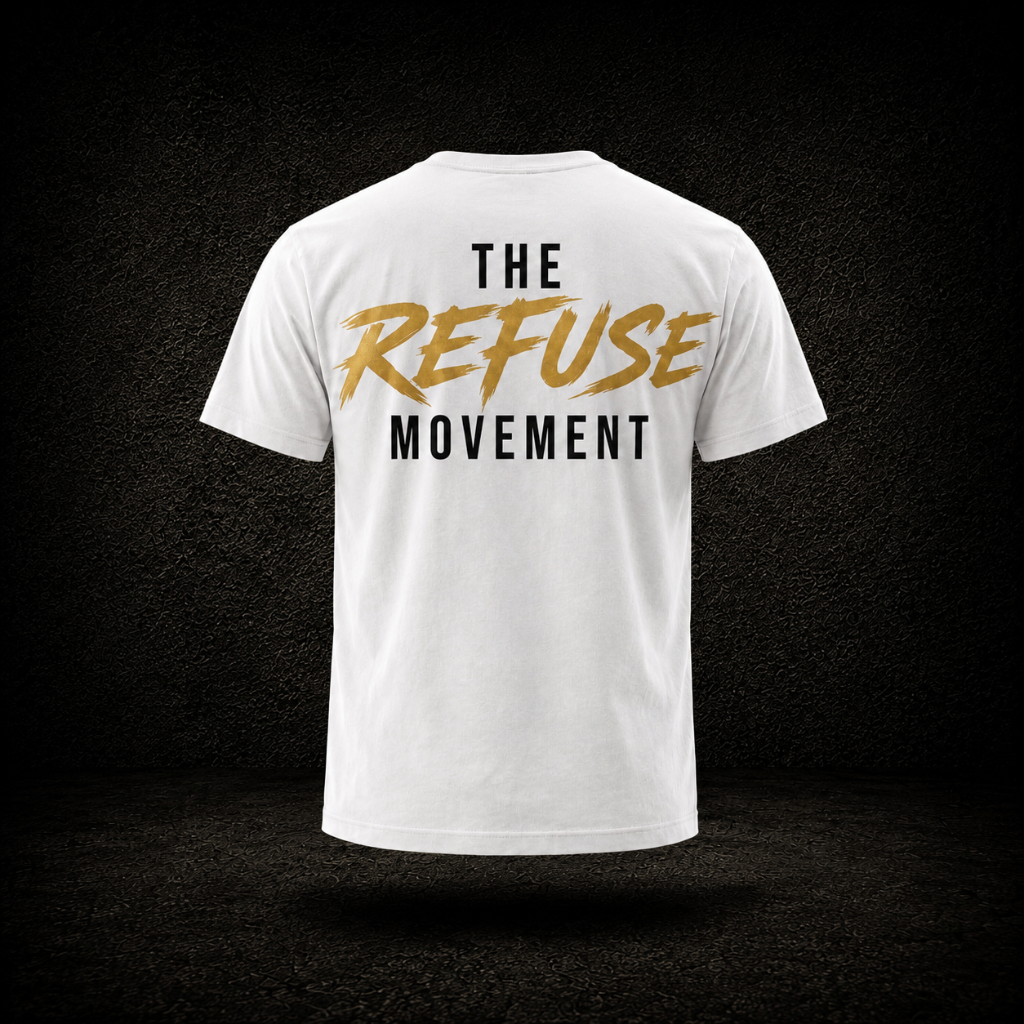 Refuse Signature Tee (W/B)