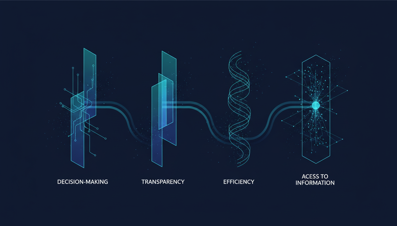 Abstract visualization of four pillars of innovation