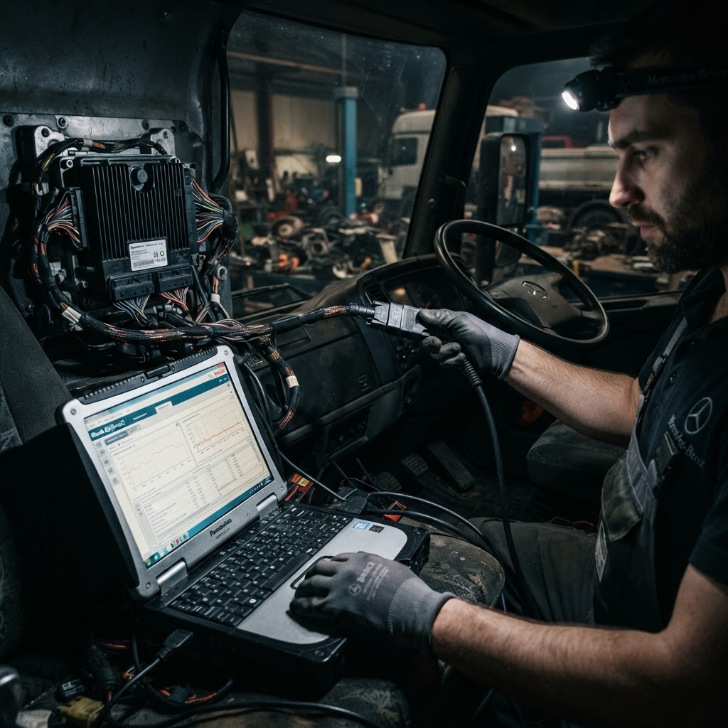 Reparación de Computadoras Automotrices — Camiones Mercedes Benz