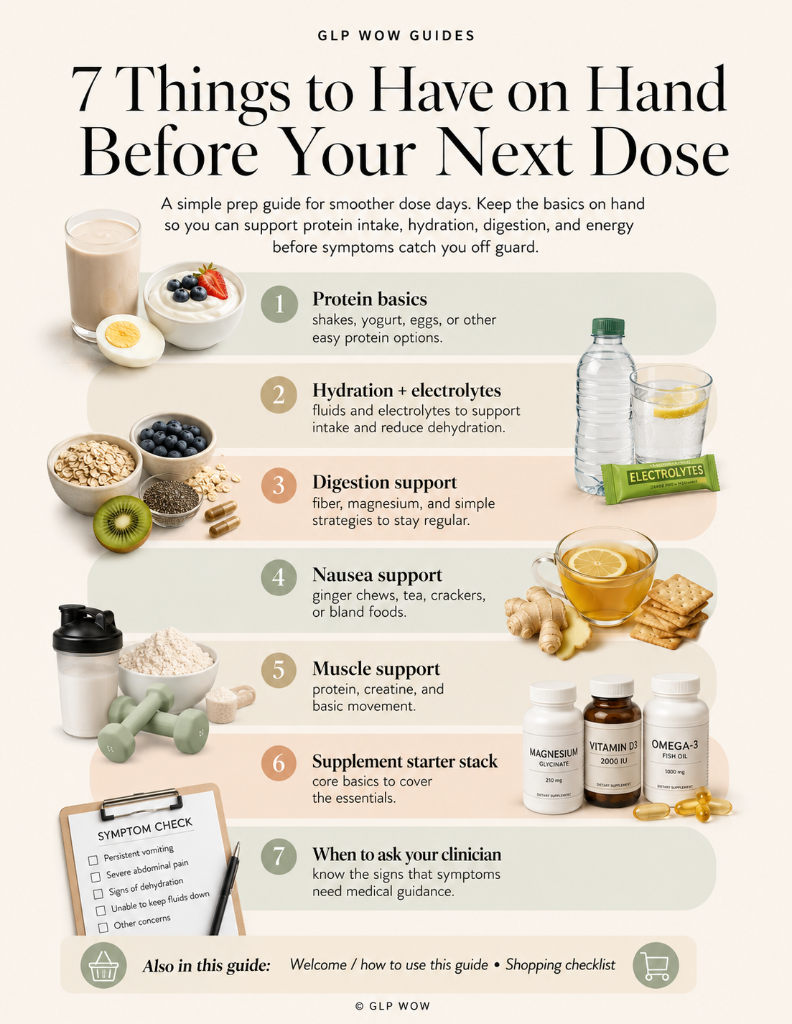 7 Things to Have on Hand Before Your Next Dose