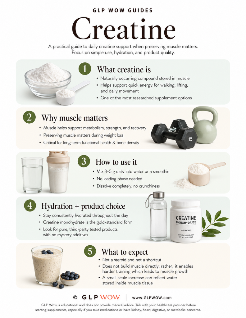 Creatine for Women on GLP-1s guide thumbnail