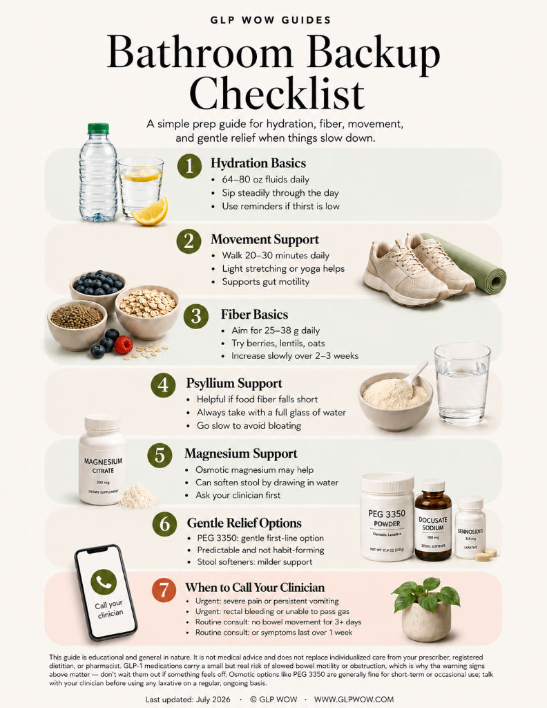 The Bathroom Backup Checklist cover