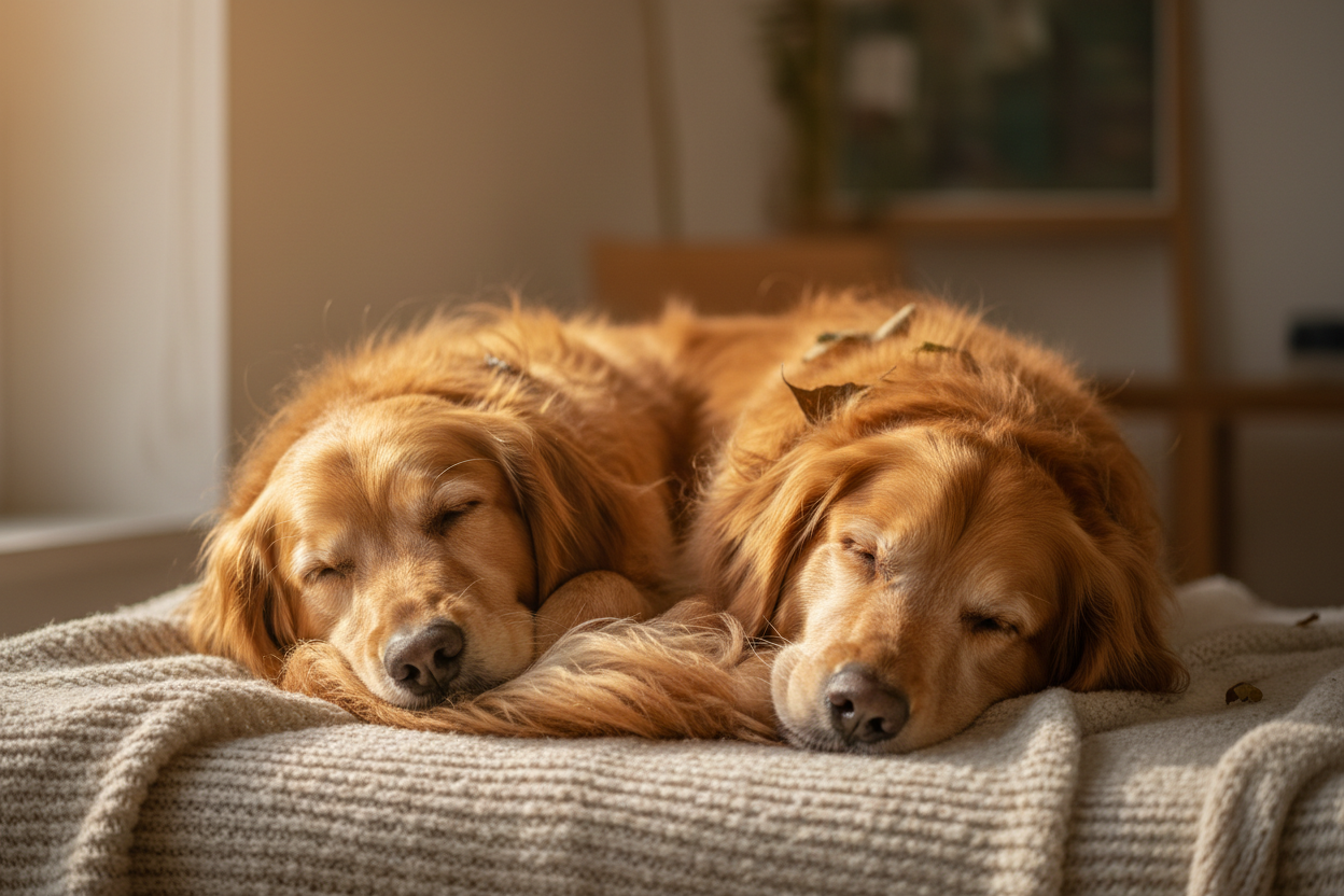 After a morning walk — pure bliss