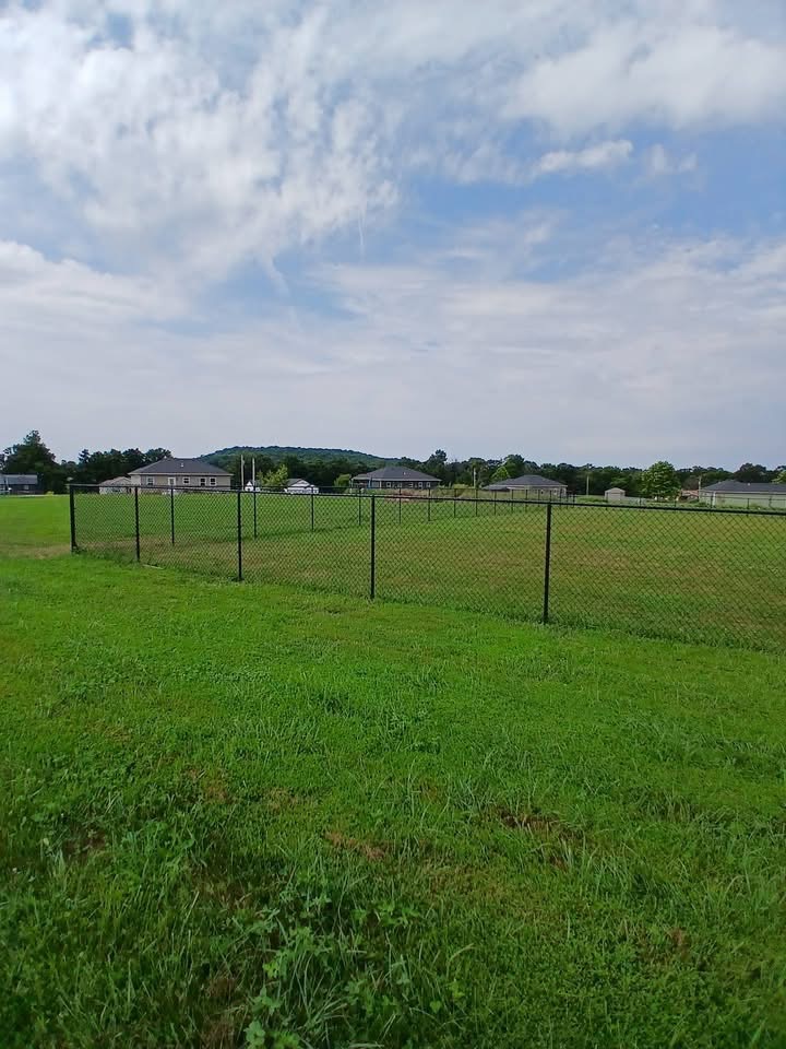 Completed fencing project by McGuires' Wood & Weld, LLC
