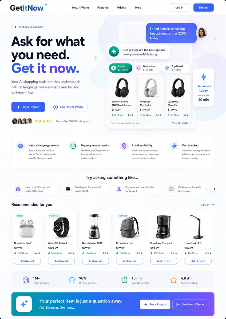 AI Shopping Assistant preview