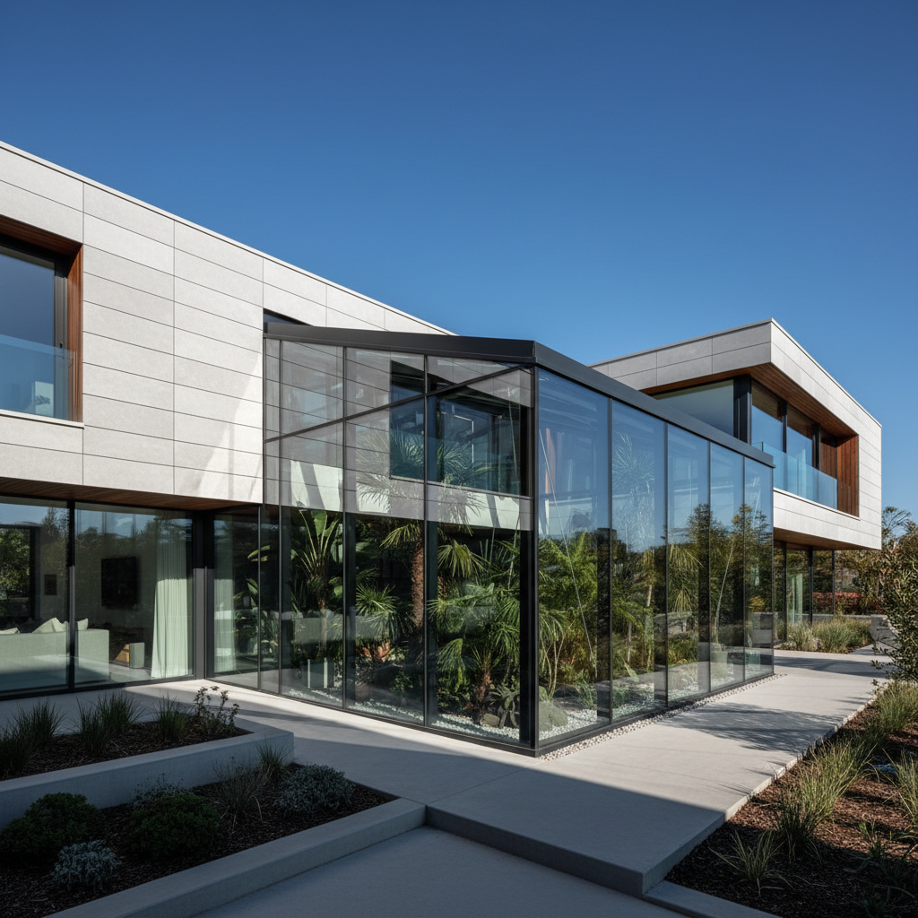 Beautiful glass conservatory installation by Red Maple Roofing