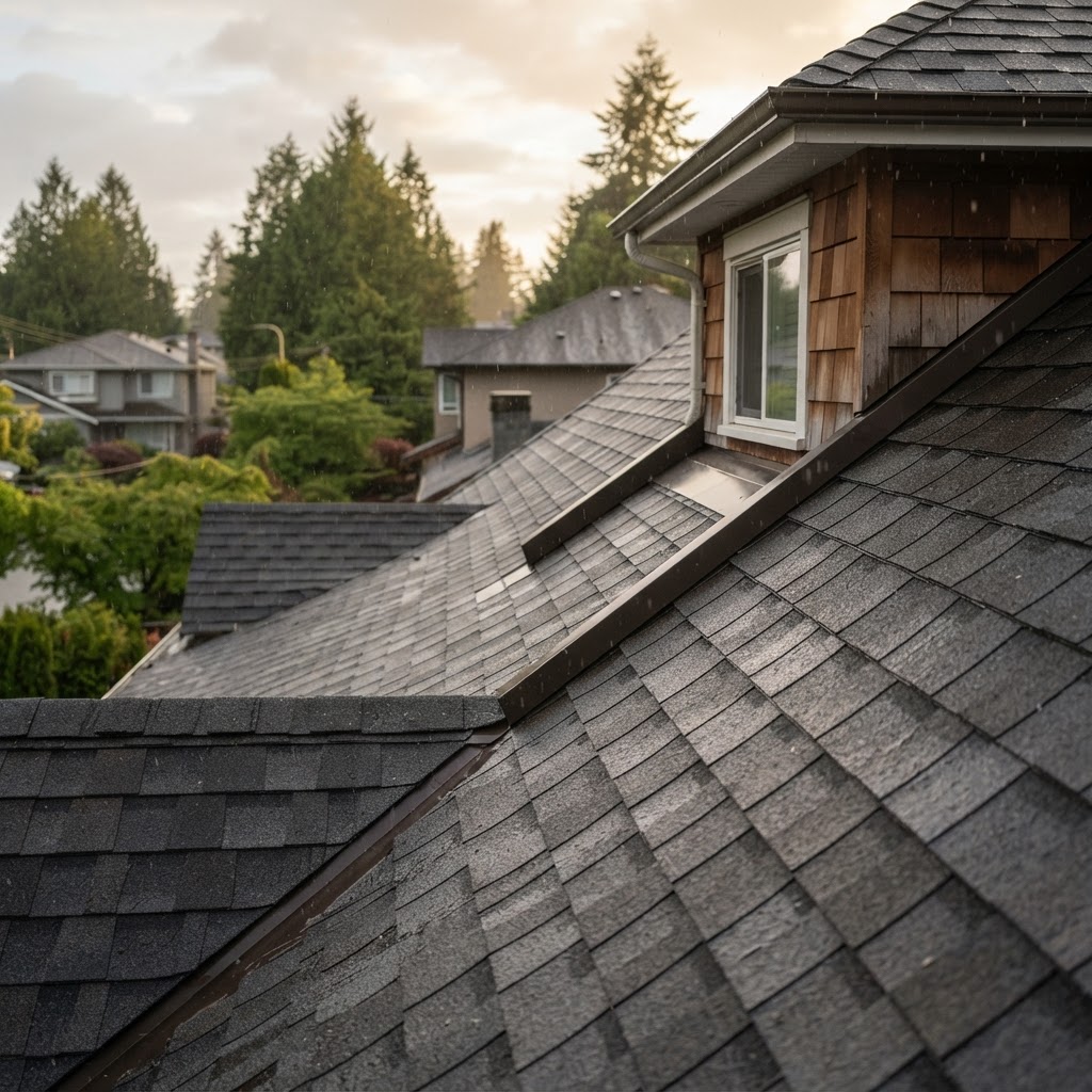 Professional roof repair vancouver bc during inspection
