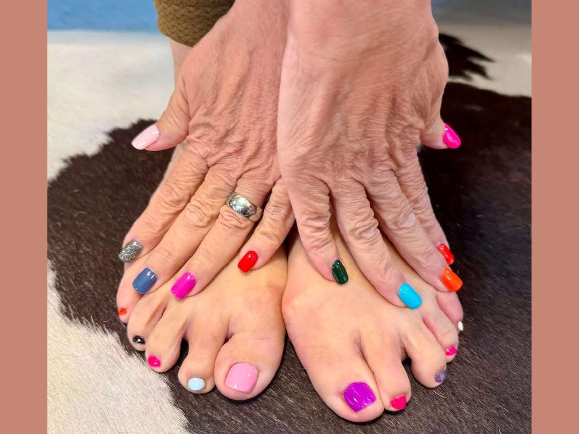 Rainbow Mani & Pedi
