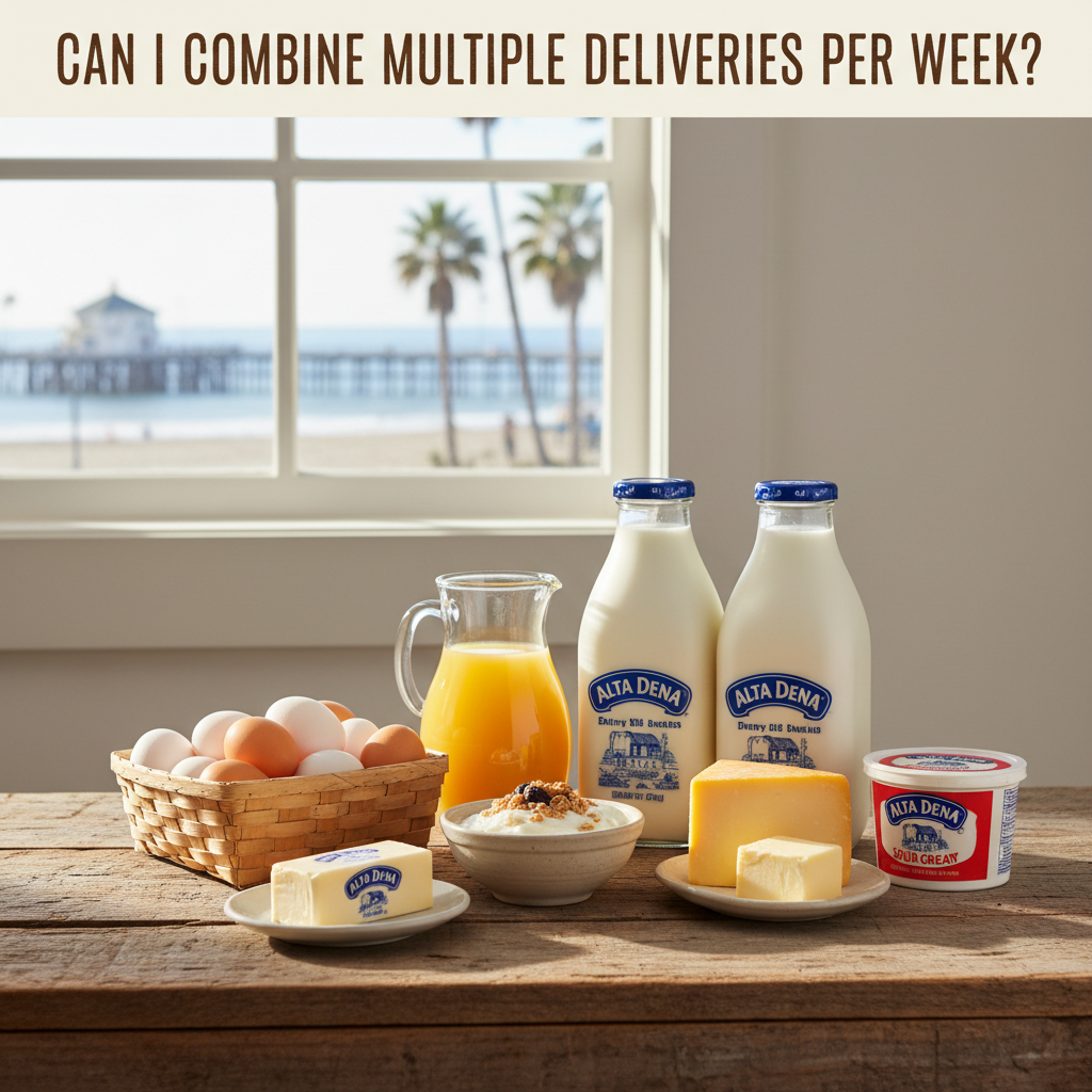 Can I Combine Multiple Deliveries Per Week?