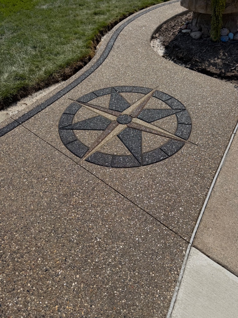 Compass Inlay Detail