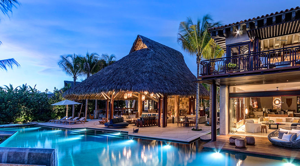 Sunset at the Villa