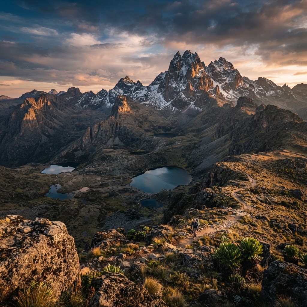 Mt Kenya: the mountain less traveled