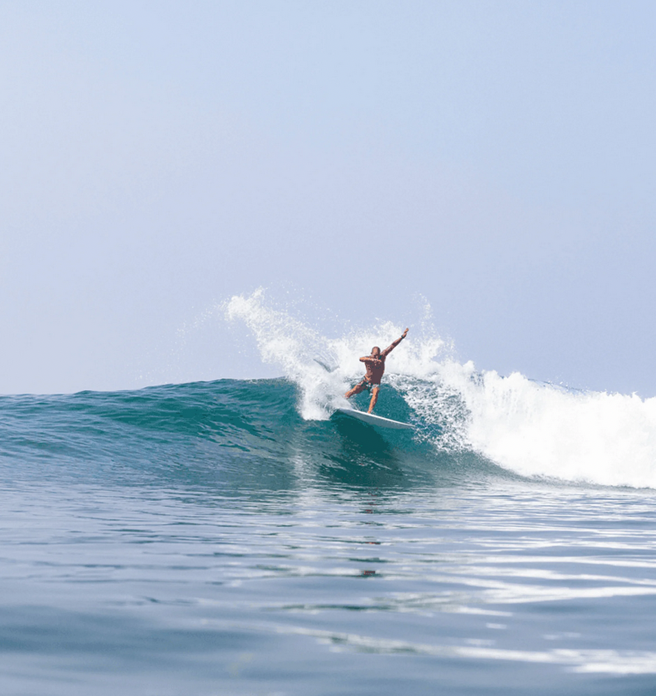 Surfing Weligama