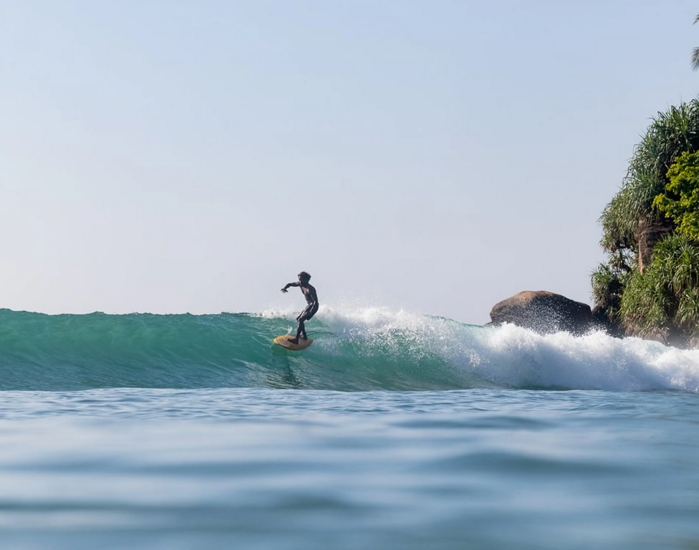 Surfing Weligama