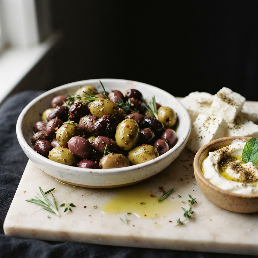 Pangea Deli, olives and cheese