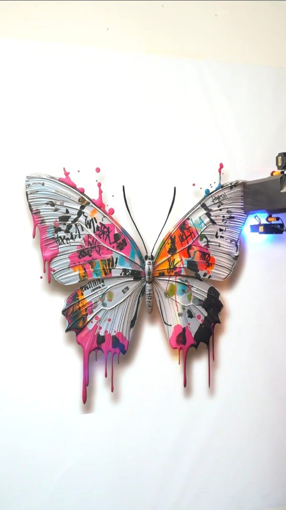 Graffiti Paint Butterfly