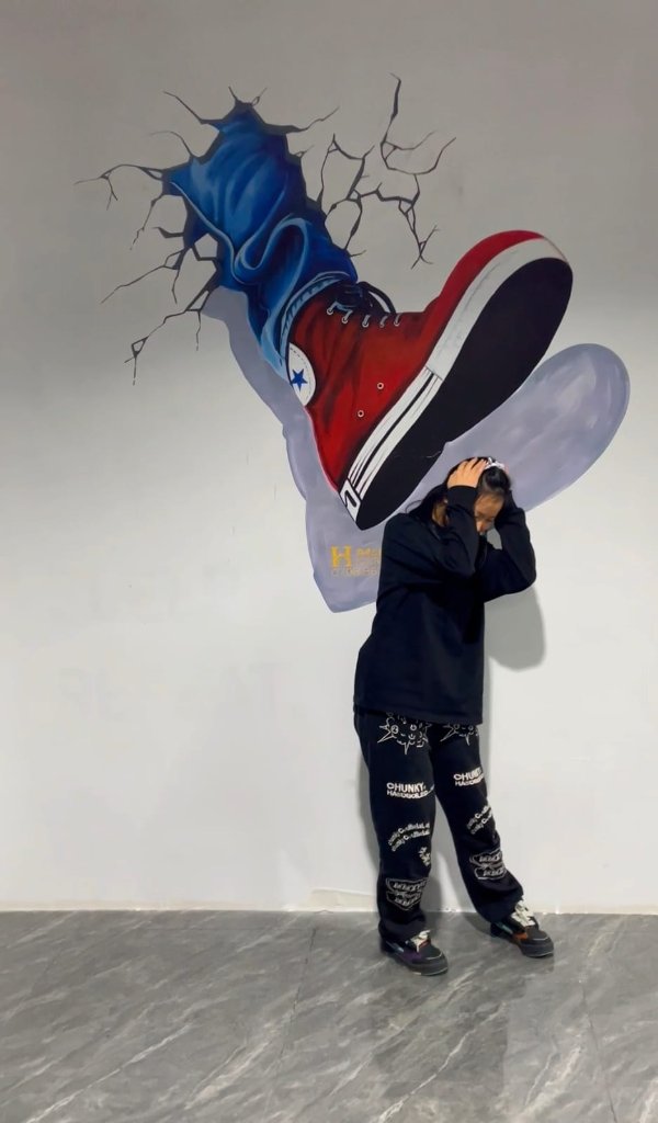 Converse Boot Crashing the Wall