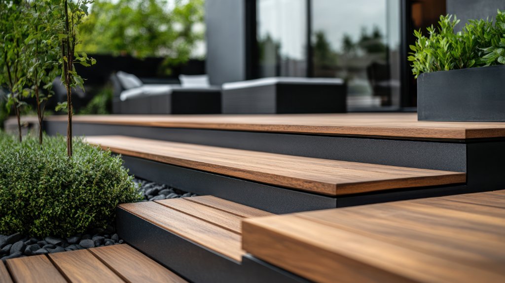 Custom-built deck