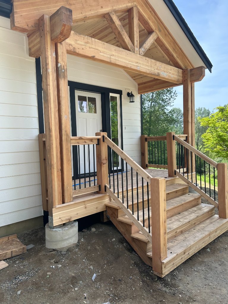 Timber Porch Entrance