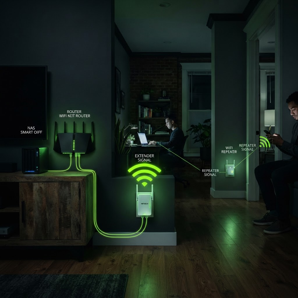 What Is the Difference Between a WiFi Extender and a WiFi Repeater?
