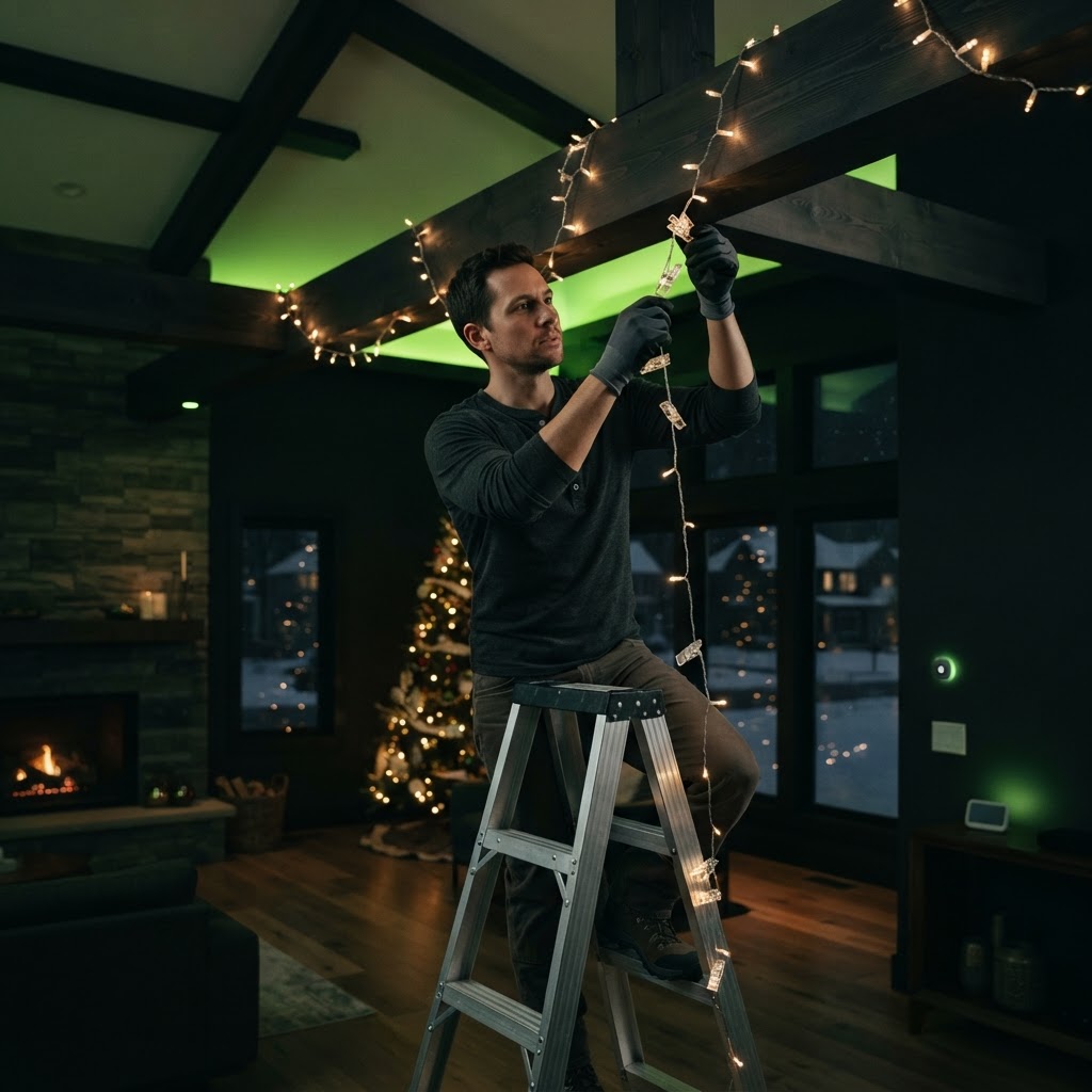 How To Hang Christmas Lights Like a Pro