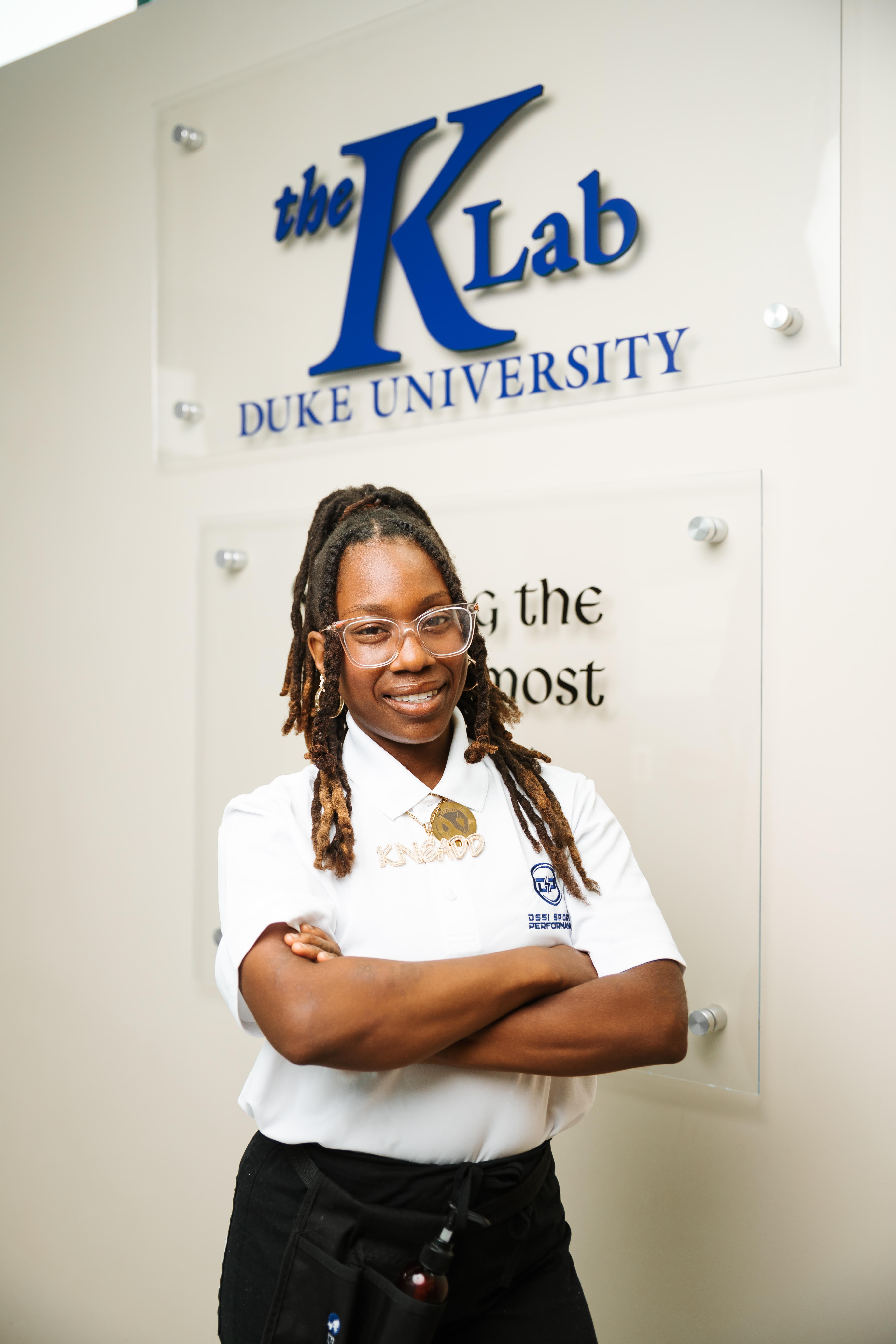 The K Lab plaque — Duke University Sports Science Institute