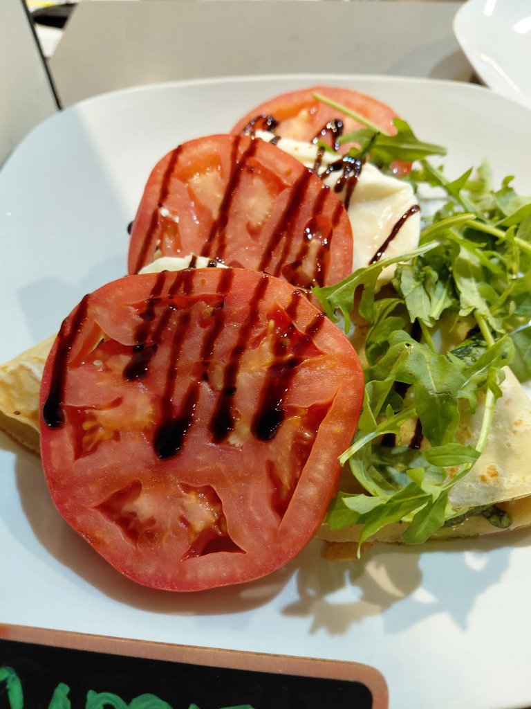 Breakfast crepe with fresh fruit at Crepes & Treats in the Central West End