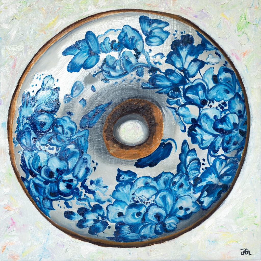 White on Blue Porcelain