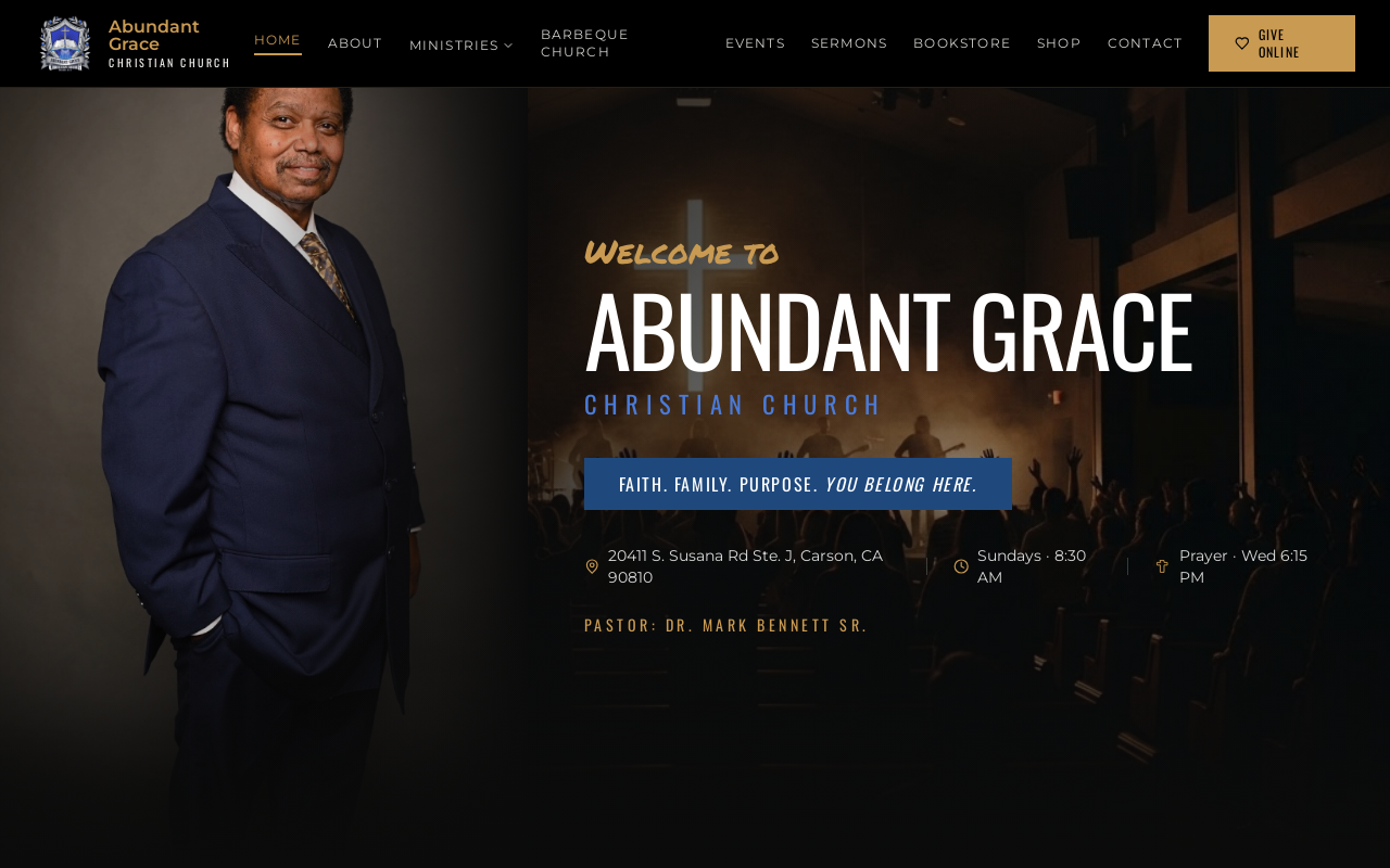AGCC Web Template template preview
